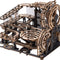 3D Wooden Puzzle Waterwheel Model - DIY Model Kit to Build Wooden Model Vintage Waterwheel Model Craft - Gift for Collection Lover