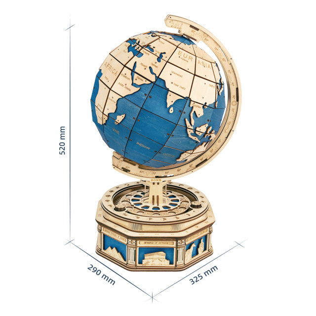 3D Globe Earth Kit - DIY Model Kit to Build Globe Earth Craft - Gift for Collection Lover