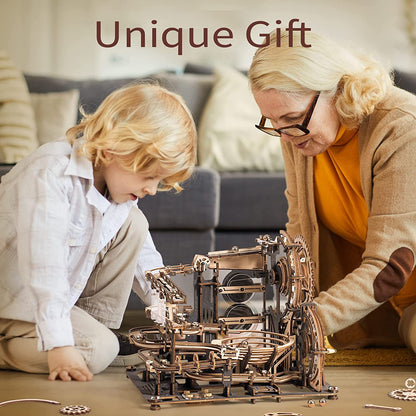 3D Wooden Puzzle Waterwheel Model - DIY Model Kit to Build Wooden Model Vintage Waterwheel Model Craft - Gift for Collection Lover