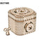 3D Puzzle Treasure Box - DIY Model Kit to Build Wooden Model Treasure Box Craft - Gift for Collection Lover